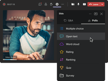 Advanced Live Polling and Q&A for Microsoft Teams | Slido - Audience ...